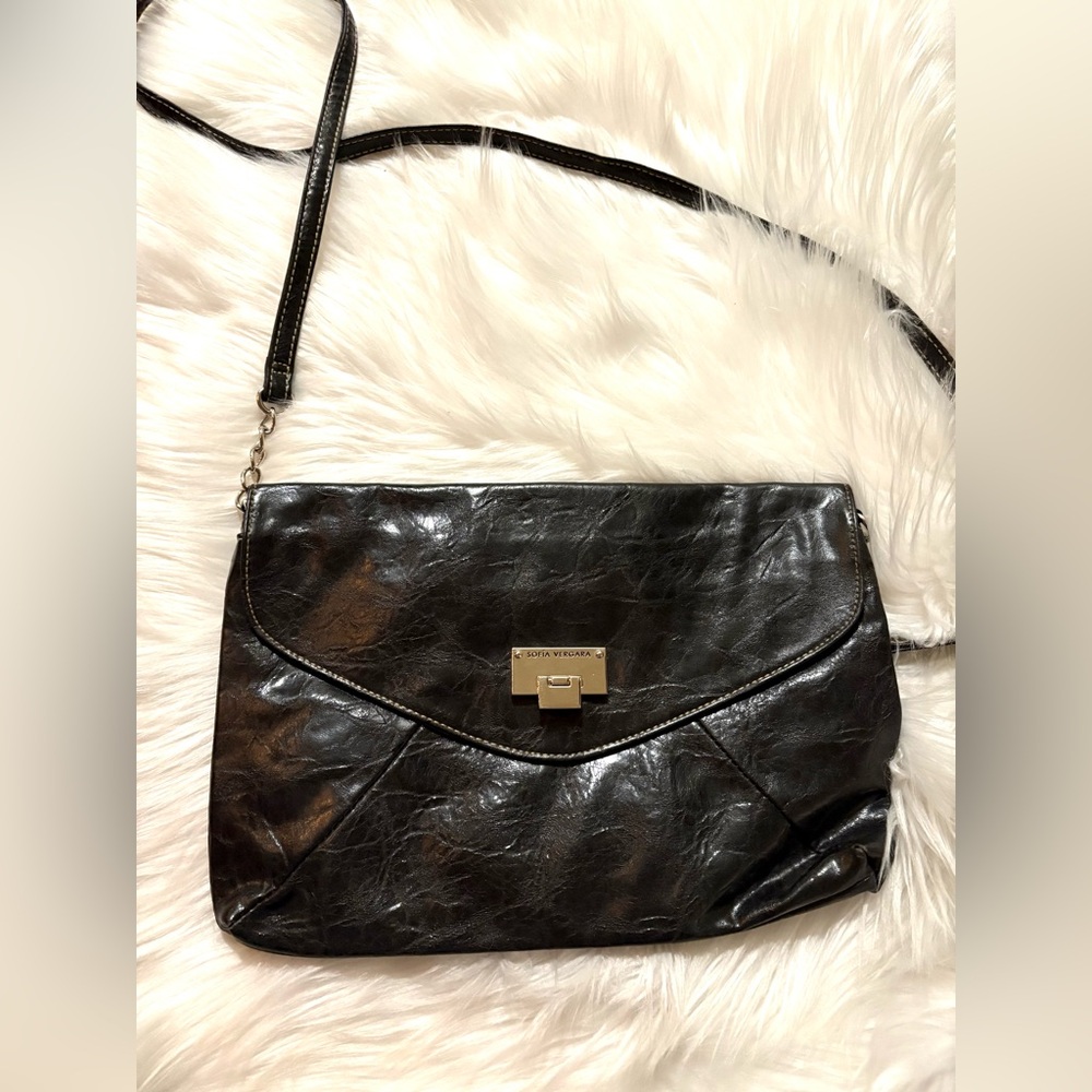 Sofia by Sofia Vergara Black Crossbody Bag